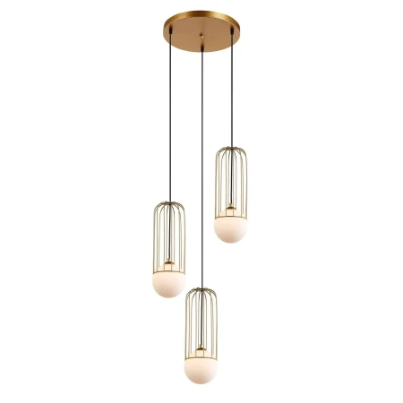 Lampa loft wisząca Simon MDM-3938/3 GD - Italux